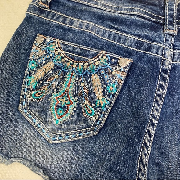 Grace In LA Jean shorts size 29 - Picture 9 of 11